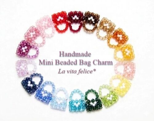 Colorful Miniature Beaded Purses カラフルなミニチュアビーズバッグ