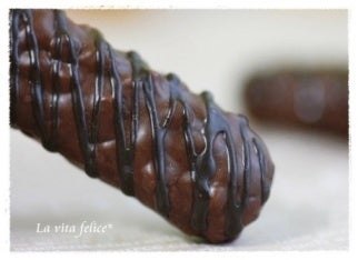 粘土で作ったチョコスティック